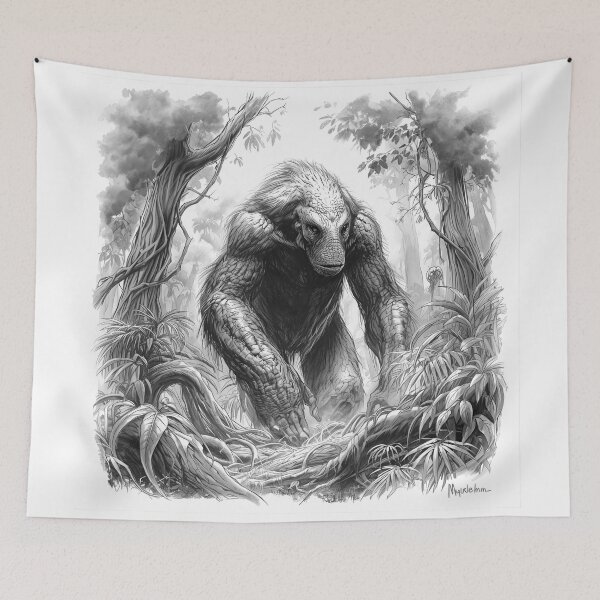 Item preview, Mokele Mbembe Prehistoric Hairy Creature designed and sold by SweetRossel.