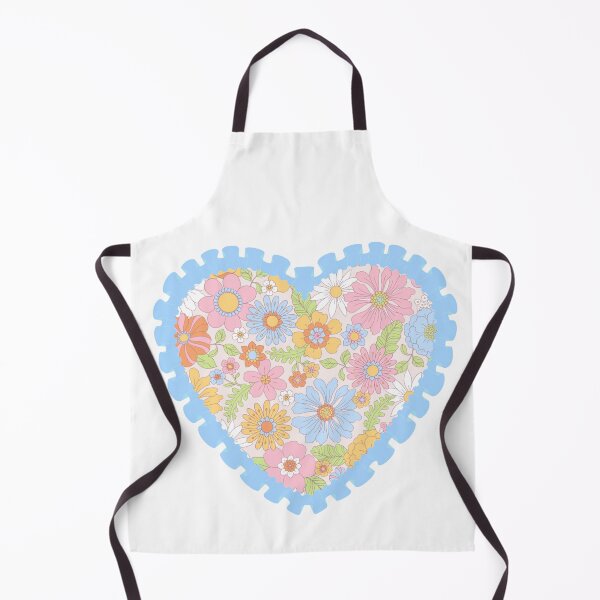 Item preview, Flowery heart with light blue frilly border designed and sold by priyankajustine.
