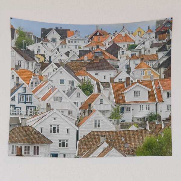 Item preview, White Wooden Houses Stavanger Norway designed and sold by Martyn R Arnold Fine Art Nature & Landscape Photography.