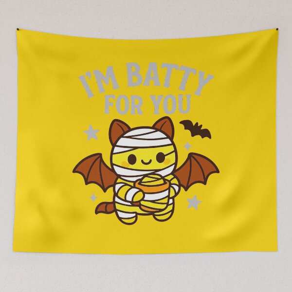 Item preview, I’m Batty for You – Wrapped in Halloween Cuteness - V4 designed and sold by WheelieGdArt.