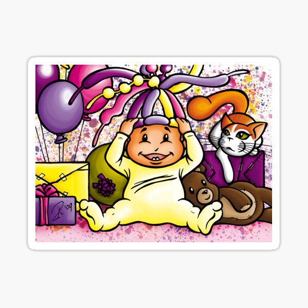 Birthday Baby Sticker