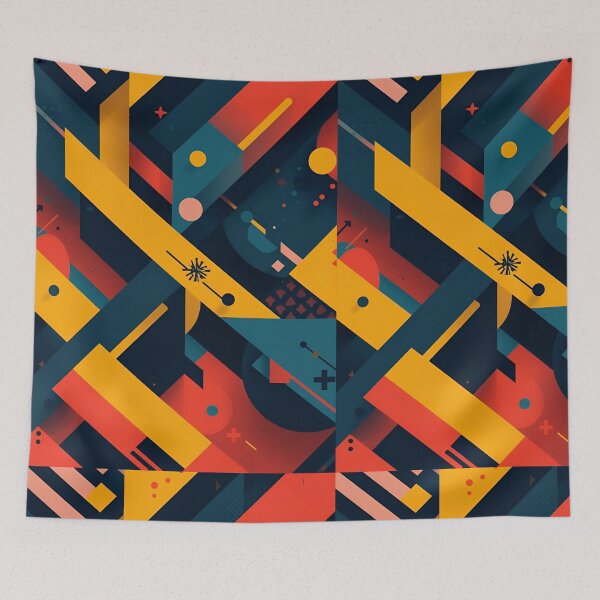 Artikelvorschau, Striped fabric colors 6 entworfen und verkauft von 4Dart.