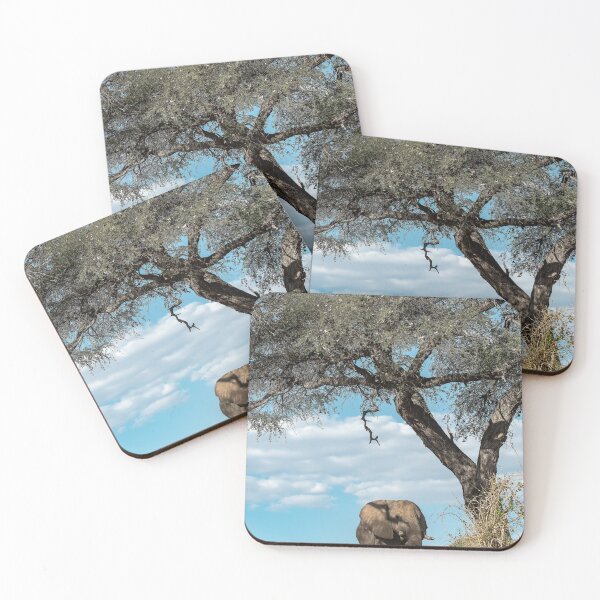 Item preview, Under the Acacia — Elephant Beneath the Tree designed and sold by DavideAntoniani.