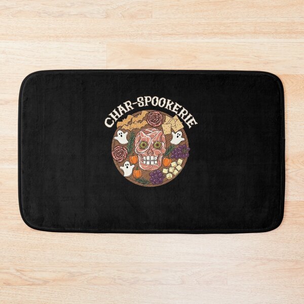 Item preview, Char-Spookerie Funny Halloween Pun Charcuterie Skull Board designed and sold by elderberry.