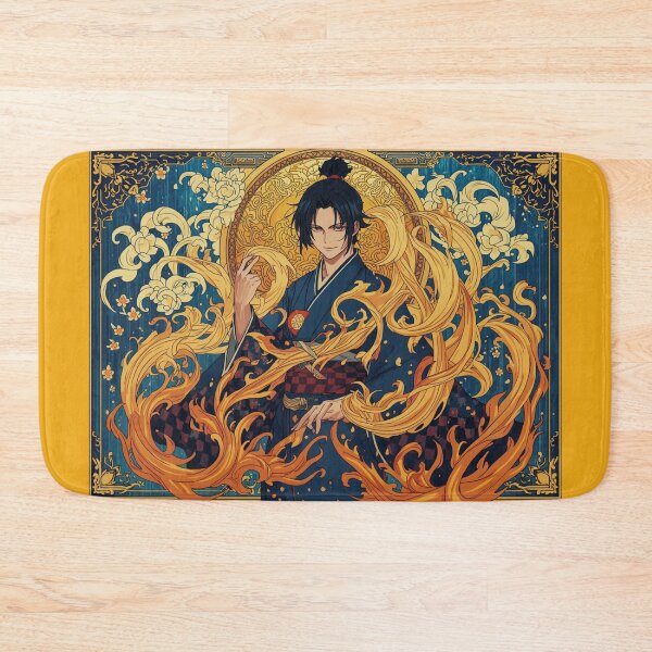Item preview, Demon Slayer - Hashira with Fiery Aura T-shirt designed and sold by Stylence.