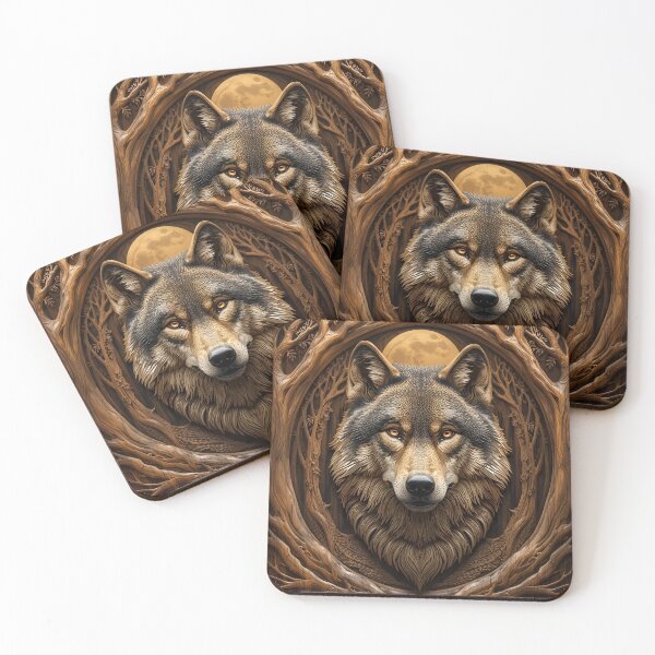 Item preview, Wolf Wall Art designed and sold by RisingWolfStudio.