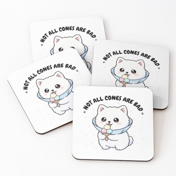 Item preview, Not All Cones Are Bad Samoyed Dog Cone - Funny Ice Cream designed and sold by The Real Life Symphony.
