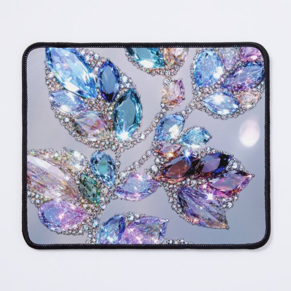 Item preview, Pastel Gemstone Flower and Leaf Art designed and sold by AngelHomes1.