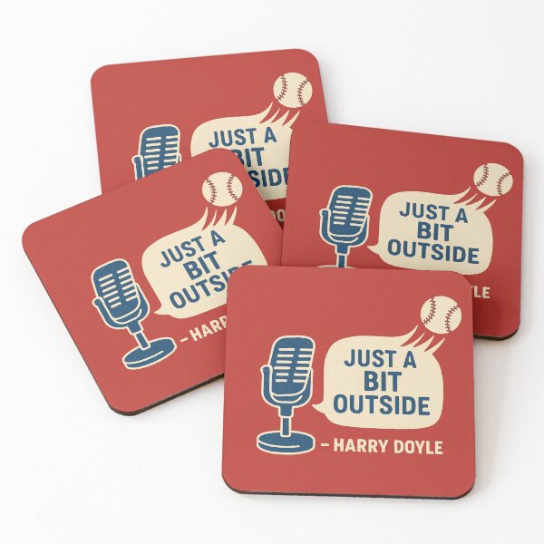 Item preview, Just a Bit Outside – Harry Doyle Major League Quote designed and sold by BackstopAndCo.