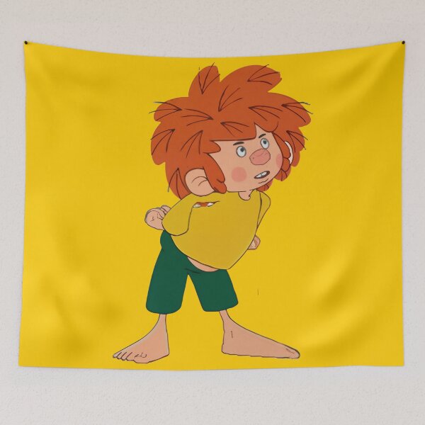 Item preview, Pumuckl looks on curiously designed and sold by DieViolettHund.