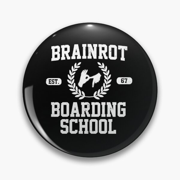 Artikelvorschau, Brainrot Internat Est 6 7 Ironisches Vorbereitungs-Meme-Wappen entworfen und verkauft von elderberry.
