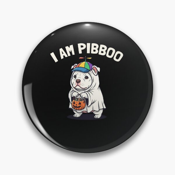 Item preview, I Am Pibboo Funny Pit Bull Terrier Ghost Halloween Pibble designed and sold by elderberry.