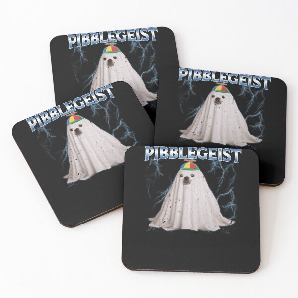 Item preview, Pibblegeist Funny Pit Bull Terrier Ghost Halloween Pibble designed and sold by elderberry.