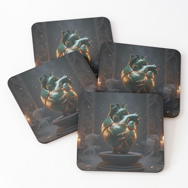 Item preview, The Emerald Heart of Kintsugi – The Art of Healing and Golden Resilience designed and sold by Obibobishop.