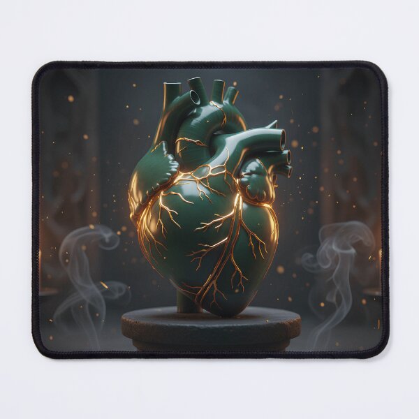 Item preview, The Emerald Heart of Kintsugi – The Art of Healing and Golden Resilience designed and sold by Obibobishop.