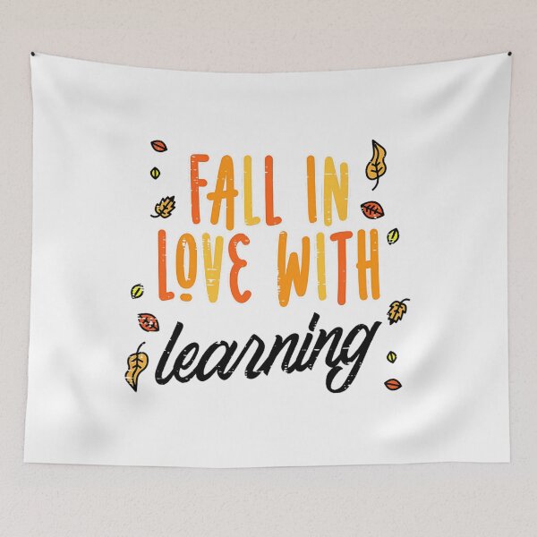 Item preview, Fall In Love With Learning Cute Thanksgiving Teacher 	 		 designed and sold by wahmarrajult.