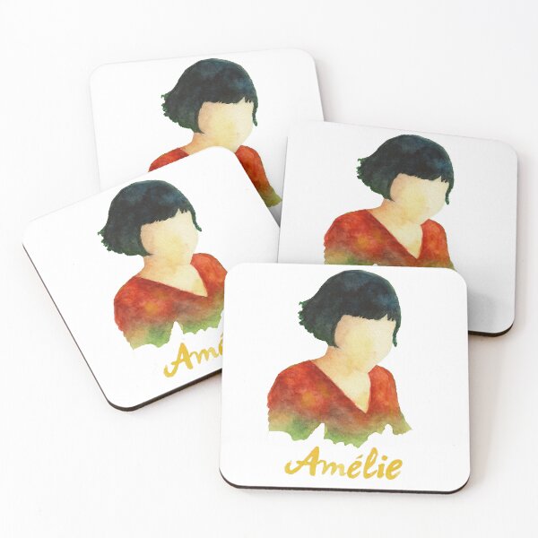 Item preview, Amélie Minimalist Watercolor Design – Parisian Whimsy & Dreamy Cinema Aesthetic designed and sold by stillnoir.