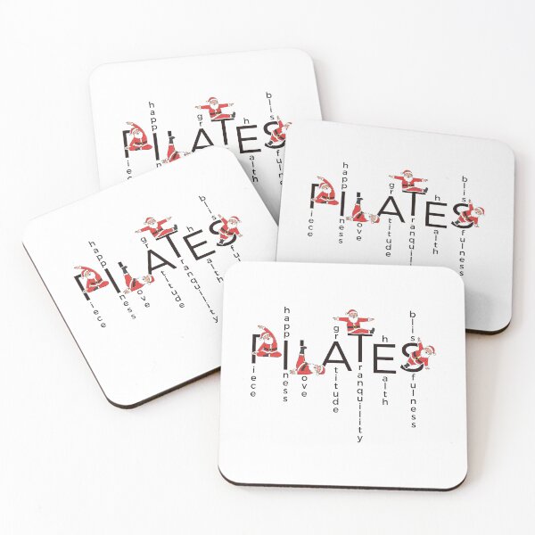 Item preview, SANTA Pilates Typography Art designed and sold by sashica.