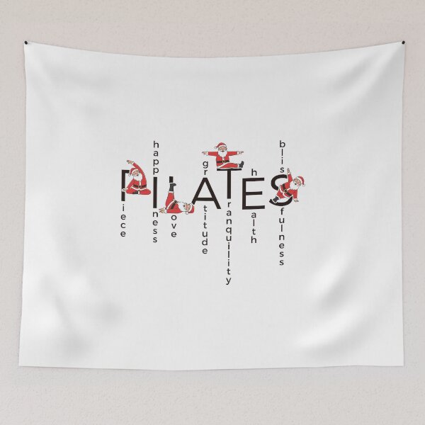 Item preview, SANTA Pilates Typography Art designed and sold by sashica.