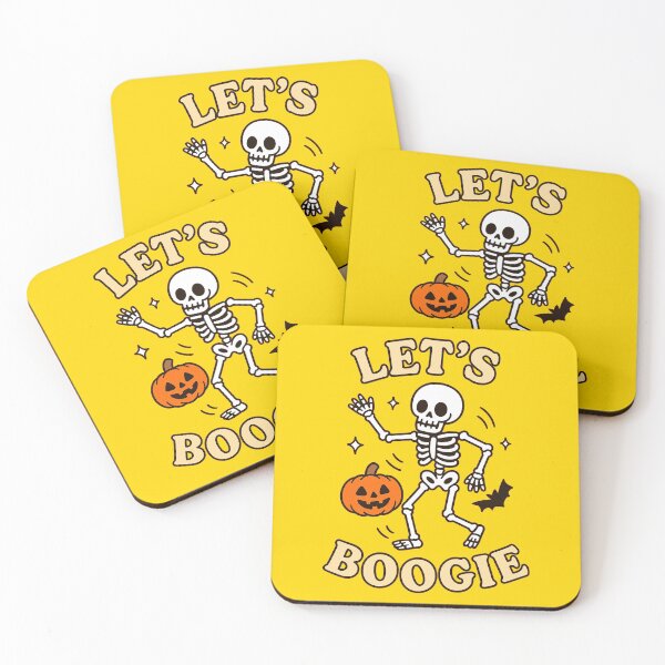 Item preview, Let’s Boogie – Halloween Skeleton Dance Party - V4 designed and sold by WheelieGdArt.