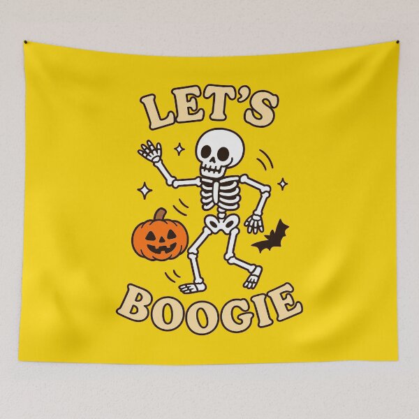 Item preview, Let’s Boogie – Halloween Skeleton Dance Party - V4 designed and sold by WheelieGdArt.