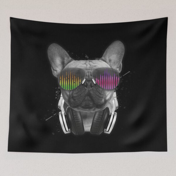Item preview, French Bulldog Deejay Cool DJ Dog Lover Frenchie Mom Dad 		 designed and sold by gcpcznray6.