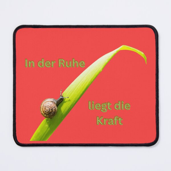 Item preview, There is strength in calm – contemplative Christmas motif with snail designed and sold by Katja LebenFreude.