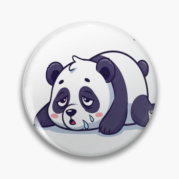 Item preview, Existence Is Exhausting – Tired Panda Relatable Quote designed and sold by FelixnRobinus.