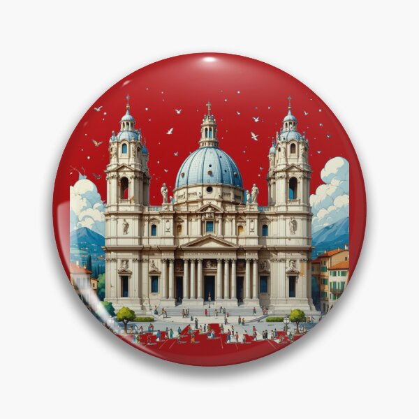 Item preview, Tiny Style Italian Grand Cathedral 3D Sketch , designed and sold by PaintMeWorld.