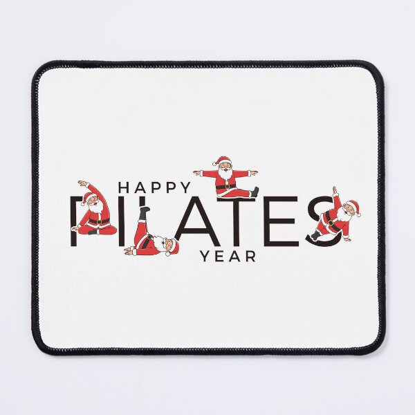 Item preview, SANTA Pilates Typography, happy New Year designed and sold by sashica.