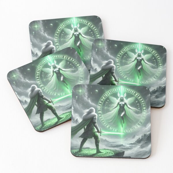 Item preview, "Siegfried and Brynhilde – The Eternal Flame of Valor | Norse Myth Epic Art" designed and sold by Umbra666.