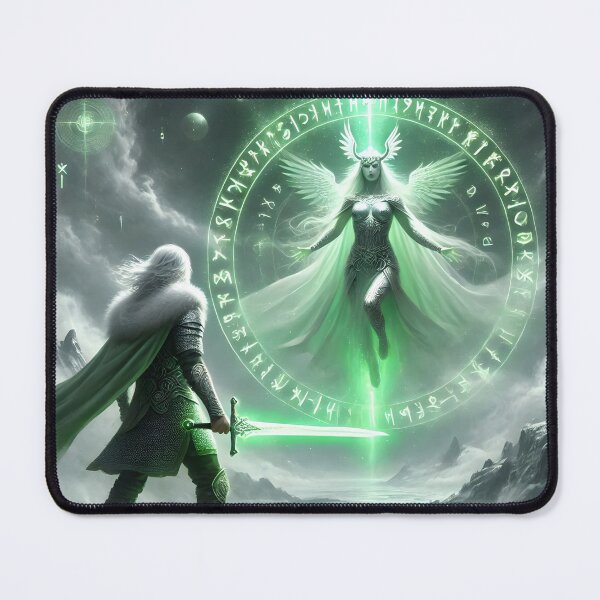 Item preview, "Siegfried and Brynhilde – The Eternal Flame of Valor | Norse Myth Epic Art" designed and sold by Umbra666.