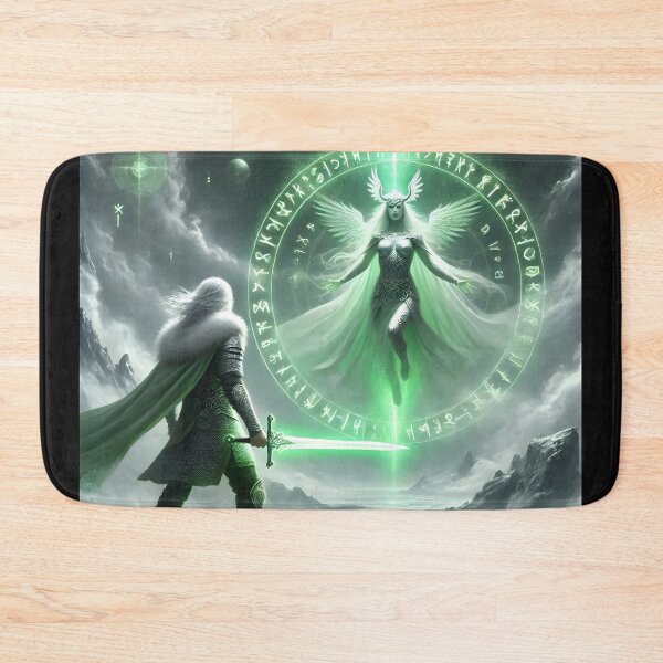 Item preview, "Siegfried and Brynhilde – The Eternal Flame of Valor | Norse Myth Epic Art" designed and sold by Umbra666.