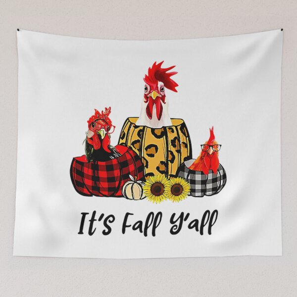 Item preview, Chicken It's Fall Y'all Leopard Pumpkin Autumn Thanksgiving 	 		 designed and sold by dulaiitranh.