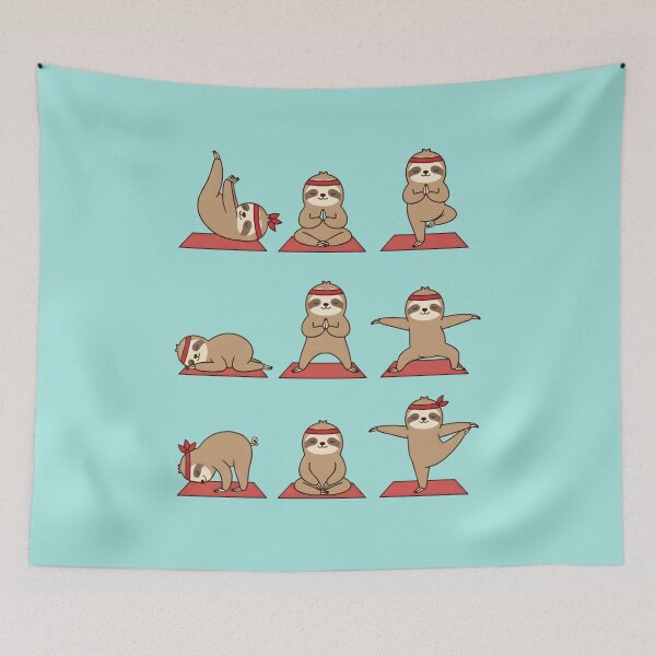 Item preview, Cute sloth Yoga Poses – Adorable Meditating sloth  designed and sold by SidTastic .