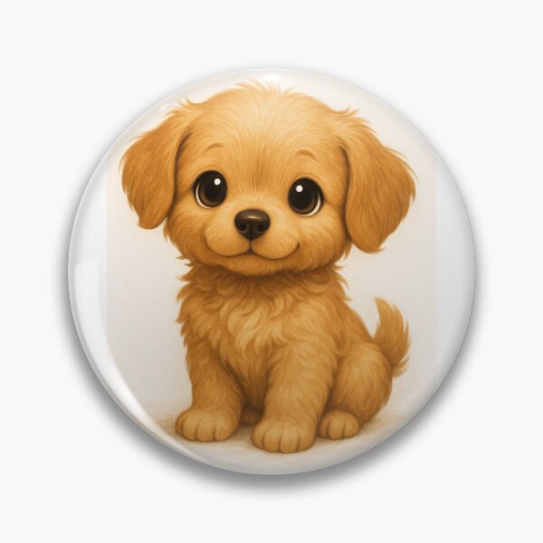 Item preview, Adorable Golden Puppy - Cutest Dog Illustration Ever designed and sold by PixelStorage.