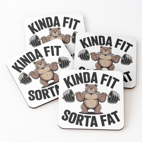 Item preview, Kinda Fit Sorta Fat Bear – Funny Gym Motivation - bulking season designed and sold by Jaanussar.