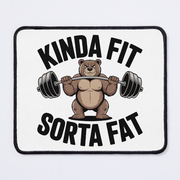 Item preview, Kinda Fit Sorta Fat Bear – Funny Gym Motivation - bulking season designed and sold by Jaanussar.
