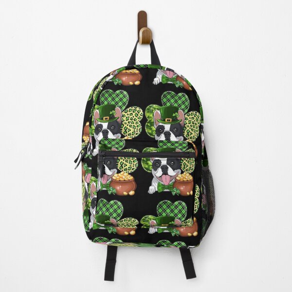 Item preview, Leopard Shamrock French Bulldog Leprechauns St Patrick's Day designed and sold by qiihyrgnh15.