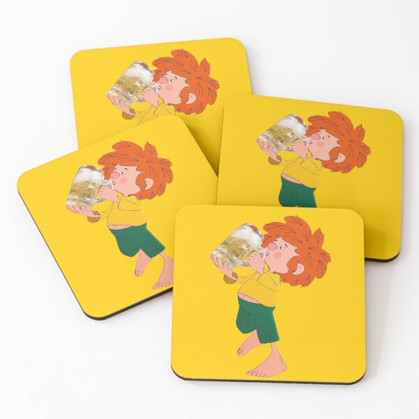 Item preview, Pumuckl drinks beer designed and sold by DieViolettHund.