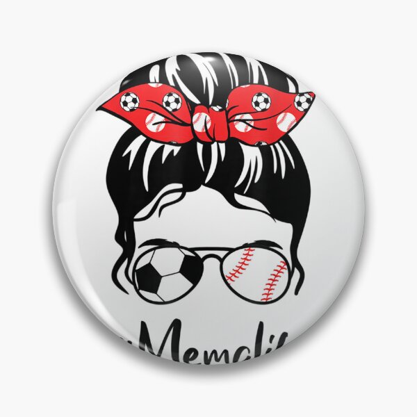 Item preview, Classy Mema Life Soccer Messy Bun Baseball Mother's Day 	 	 designed and sold by dulaiitranh.
