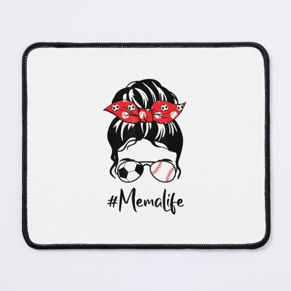 Item preview, Classy Mema Life Soccer Messy Bun Baseball Mother's Day 	 	 designed and sold by dulaiitranh.