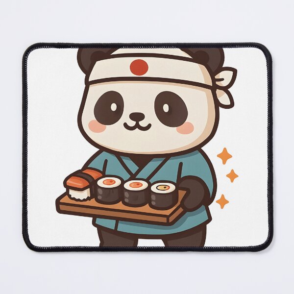 Item preview, Panda Sushi Chef designed and sold by ArtsyWishesShop.
