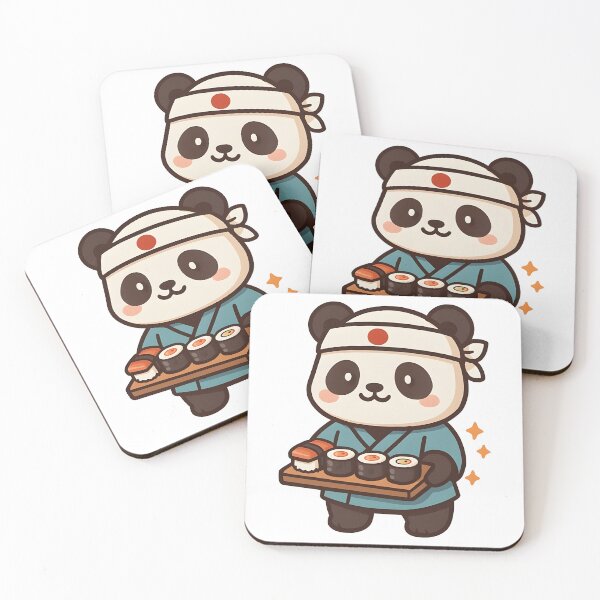 Item preview, Panda Sushi Chef designed and sold by ArtsyWishesShop.