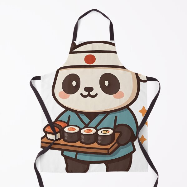 Item preview, Panda Sushi Chef designed and sold by ArtsyWishesShop.