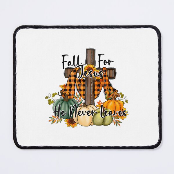 Item preview, Fall For Jesus He Never Leaves Funny Christian Thanksgiving designed and sold by ahmeyekuzaiw.