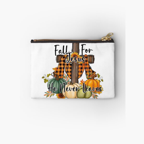 Item preview, Fall For Jesus He Never Leaves Funny Christian Thanksgiving 	 		 designed and sold by ahmeyekuzaiw.