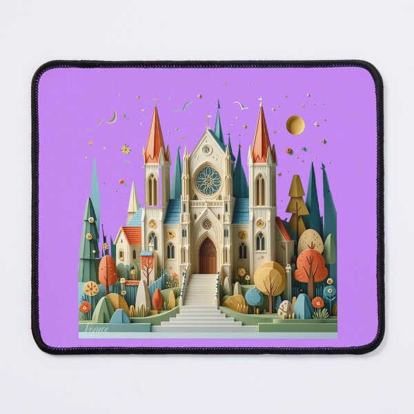 Item preview, Tiny Style Italian Grand Cathedral 3D Sketch , designed and sold by PaintMeWorld.