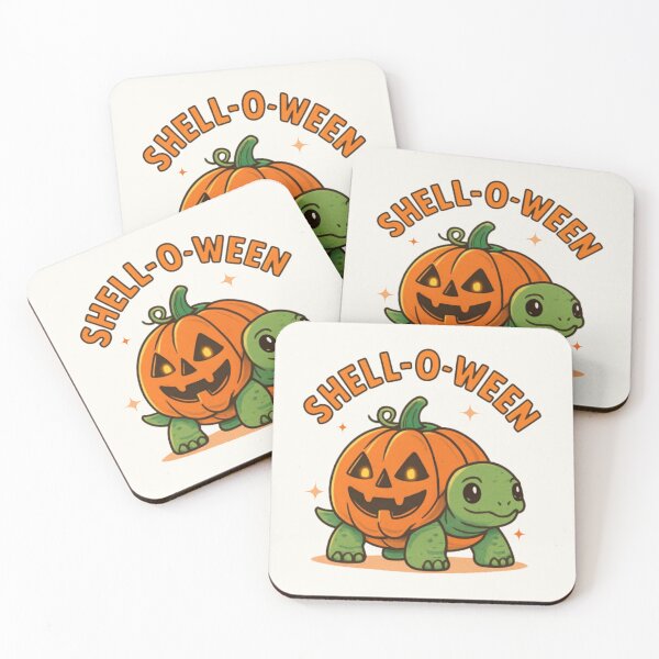 Item preview, Cute Shell-o-ween Turtle Pumpkin Funny Halloween Pun Design designed and sold by Dantin.