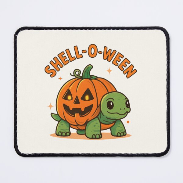 Item preview, Cute Shell-o-ween Turtle Pumpkin Funny Halloween Pun Design designed and sold by Dantin.